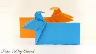 Origami Crow Card [upl. by Beutler]