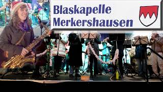 Würzburger Weihnachtsmarkt 2024 Blaskapelle Merkershausen [upl. by Handbook]