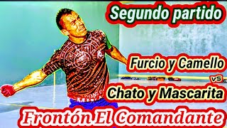 Furcio y Camello vs Chato y Mascarita Frontón El Comandante segundo partido [upl. by Alcina]