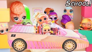 LOL OMG Car Doll Shiny Valentines Day Morning Routine amp Pool [upl. by Sorgalim]