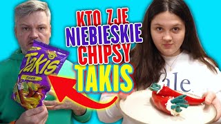 KTO ZJE NIEBIESKIE CHIPSY TAKIS 🌶️ PACZKA Z AMERYKI ❗MISIA I JA [upl. by Shih12]