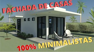 ✔FACHADA DE CASAS MODERNAS📣100 MinimalistasHome design 2021 [upl. by Meehaf643]