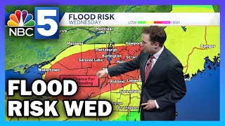 Video Flash flooding likely in Vermont New York Wednesday 71024 [upl. by Goulette]