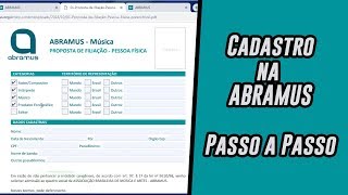 Cadastro na ABRAMUS  Passo a Passo  Aula gratuita do curso Gratuita Minha Música no Streaming [upl. by Wilbur793]