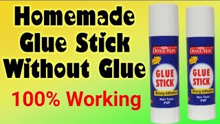 How to make glue stick at Homeglue stick banane ka easy tarikadiy fevi stickhomemade glue [upl. by Sergu]