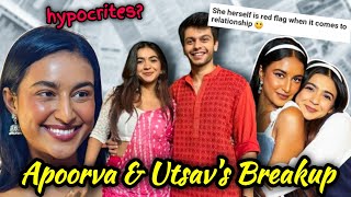 APOORVA amp UTSAVS BREAKUP DRAMA RIDA THARANAS HYPOCRISY GETS EXPOSED [upl. by Brittni]