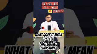 The meaning of being a ProtestantRevAbhishek Das christian christianity protestant reformed [upl. by Ahsier]