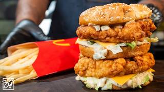 Recreate McDonalds Chicken Big Mac at Home  Copycat Recipe [upl. by Rawley]