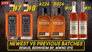 NEW VS OLD Batches Remus Repeal Reserve Bernheim Barrel Proof A Midwinter Nights Dram [upl. by Yelrak662]