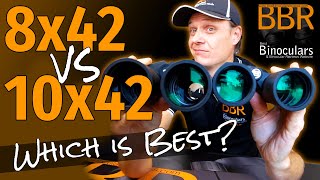 8x42 vs 10x42 Binoculars  Which is Best [upl. by Cheffetz365]