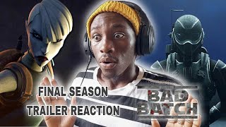 SAR WARS THE BAD BATCH  FINAL SEASON TRAILER REACTION [upl. by Eetnom]