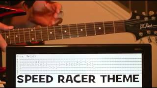 Speed Racer Theme Song Guitar Chords Lesson amp Tab Tutorial [upl. by Sugihara]