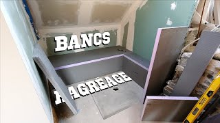 Ep44  MÉGA RAGRÉAGE DOUCHE  BANCS  La Grange en Rénovation [upl. by Atilamrac939]