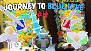 CRAZY PROGRESS Journey to Blue Hive  Bee Swarm Simulator EP 4 [upl. by Asiruam495]