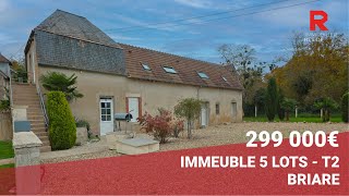 Immeuble 5 lots T2 à Briare  Par RESIDE Immobilier Montargis [upl. by Gratt]