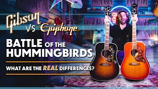 Gibson Vs Epiphone Hummingbird  Back to Back Comparison [upl. by Rosalba]