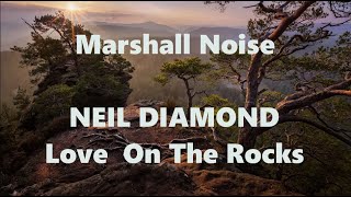 Blues Guitar Backing Tracks amp Karaoke Neil Diamond  Love On The Rocks [upl. by Elbam]