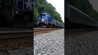 Amtrak Piedmont train P075 departs Raleigh NC at Ole Time Barbecue 6122024 [upl. by Trillby340]