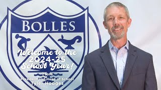 Bolles Beginning of School Message from President and Head of School Tyler Hodges [upl. by Drislane]