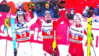 FIS Alpine Ski World Cup  Mens Slalom RUN 2  Adelboden SUI  2024 [upl. by Olinde]