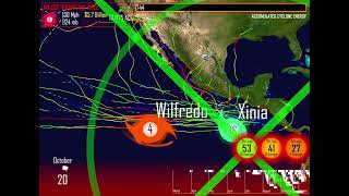 2026 Hypothetical Pacific Hurricane Season Animation  Hurricane Ike [upl. by Bobseine]