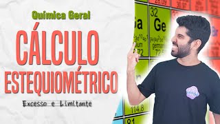 Cálculo Estequiométrico  Excesso e Limitante Química  Professor Jamal [upl. by Ahsikyt49]