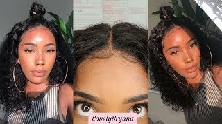 Most Natural Preplucked Hairline  First Time Trying MyFirstWigcom [upl. by Craven276]