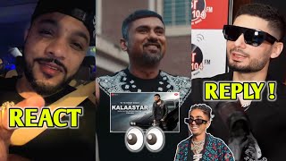 YO YO HONEY SINGH KALAASTAR   RAFTAAR  KRNA INTERVIEW REPLY ON PRARTHANA TRACK  MC STAN X [upl. by Hgielrak210]