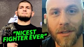 Khabib Nurmagomedovs former opponent quotIt was an honor to fight himquot Darrell Horcher [upl. by Coraline]