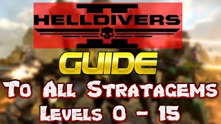 Gmans Guide to Helldivers 2 Stratagems Level 0  15 helldiver2 helldivers2game [upl. by Marlee]