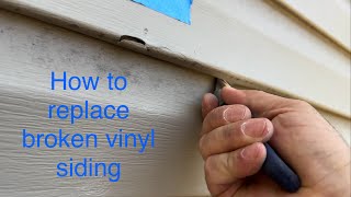 How to Replace Vinyl Siding on Your Home [upl. by Lorre]