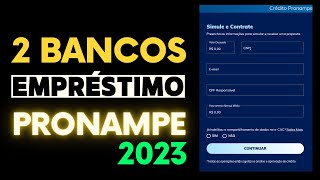 Como Solicitar Empréstimo PRONAMPE 2023 [upl. by Inneg]