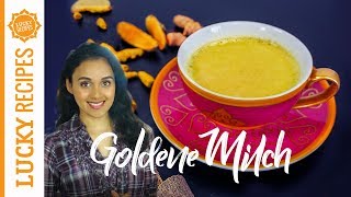 Goldene Milch Rezept  Frischer Kurkuma amp Kurkuma Paste  Ayurvedische Rezepte [upl. by Htebaras]