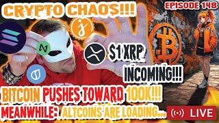 Crypto Otaku  CRYPTO CHAOS 90K BITCOIN 75 CENT XRP ALTCOIN RALLY LOADING Episode 147 [upl. by Iralav]