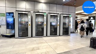 I Used a SLEEP POD inside a Train Station in Tokyo Japan [upl. by Durning70]