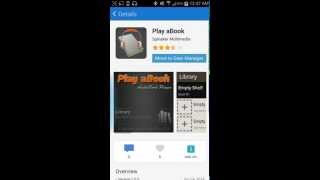 Samsung Gear 2  Play aBook The Audio Book Player  TechByDMGcom [upl. by Limber]