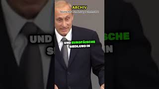 Archiv 2001 Wladimir Putin  Verwurzelte Geschichte zwischen Deutschland und Russland bundestag [upl. by Grof707]