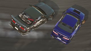 Tandem w Mitch Larner exFormula Drift driver RAW CINEMATIC [upl. by Bovill494]