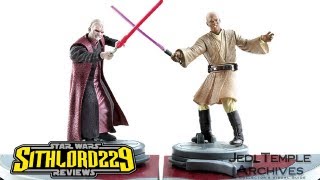 Mace Windu VS Darth Sidious Battle Arena Playset ROTS [upl. by Assilana]