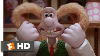 Wallace amp Gromit The Curse of the WereRabbit 2005  Brain Swap Scene 610  Movieclips [upl. by Niawd]