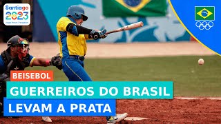 JOGOS PANAMERICANOS l NO BEISEBOL l BRASIL TEM MEDALHA DE PRATA HISTÓRICA [upl. by Atsahs671]