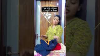 Every sales girl in shop comedy youtubeshorts funny trendingshorts [upl. by Ayin]