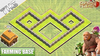 New BEST Town Hall 3 TH3 Farming Base with REPLAY  Clash of Clans [upl. by Batruk]