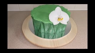 Tort Origami cu ciocolata verdegreen chocolate Origami Cake [upl. by Sadowski]