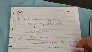 Calorimetría  Ejercicio 5 [upl. by Giulio]