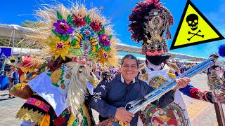 Este es el CARNAVAL MÁS PELIGROSO del MUNDO  Carnaval de Huejotzingo Puebla [upl. by Ennaeus]