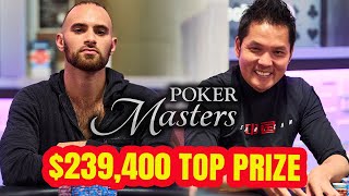 Poker Masters 2023  Event 1 10000 NLHE Final Table with Aram Zobian amp Ren Lin LIVE [upl. by Nnaycnan]