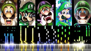 The Evolution of Luigi Music 20012019 [upl. by Sharyl537]