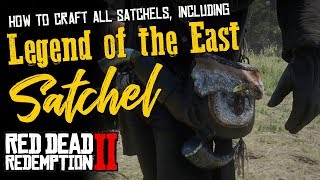 How to Craft All Satchels in RDR2 [upl. by Linnea558]