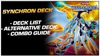 Deck List Combo Guide for Synchron Stardust Deck Cosmic Quasar Dragon YuGiOh Master Duel [upl. by Kooima]